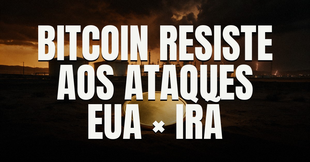 Capa do post: Bitcoin se mantém acima de US$ 78 mil apesar de ataques entre EUA e Irã — e fecha agosto com melhor mês desde 2017