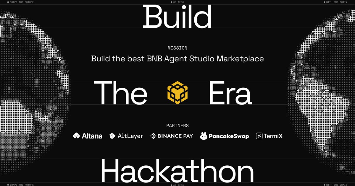 Capa do post: BNB Chain abre hackathon para criar o marketplace oficial de agentes de IA