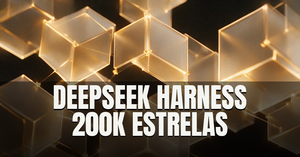 Capa do post: DeepSeek Harness (dsh): o framework de agentes 'tudo é plugin' que passou de 200 mil estrelas no GitHub