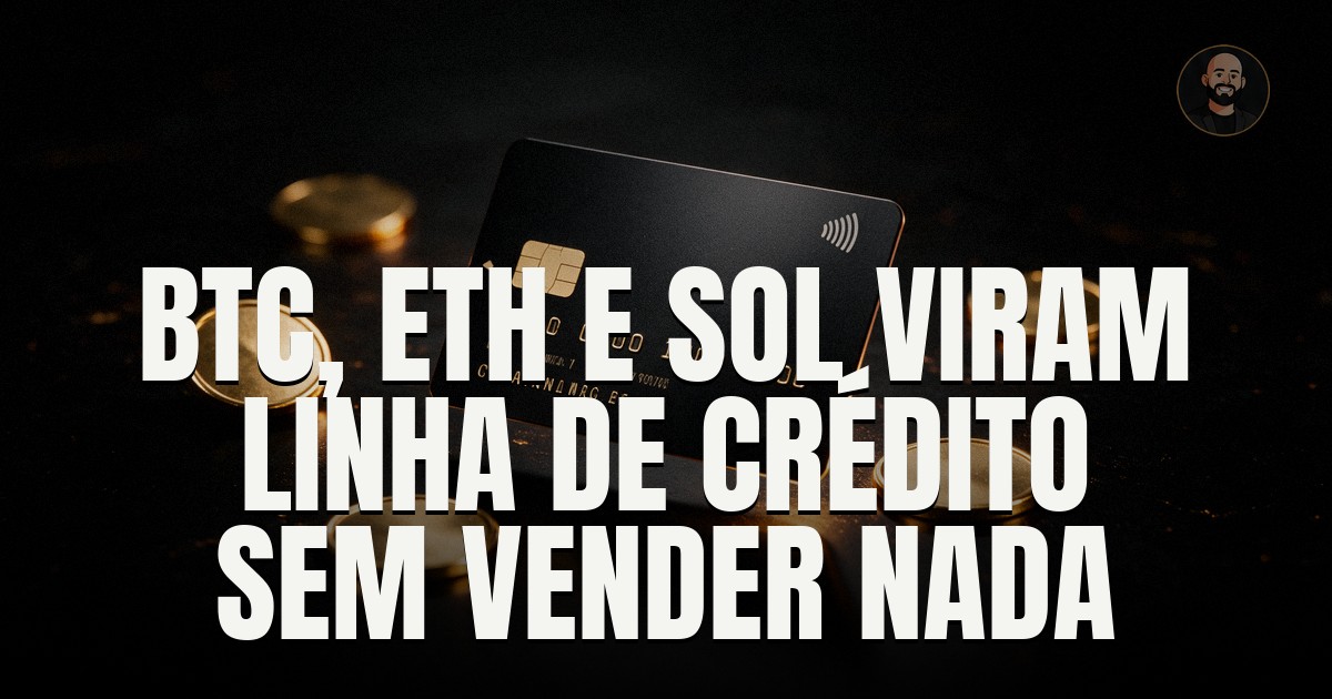 Capa do post: Galaxy transforma BTC, ETH e SOL em linha de crédito para o varejo — sem vender nada