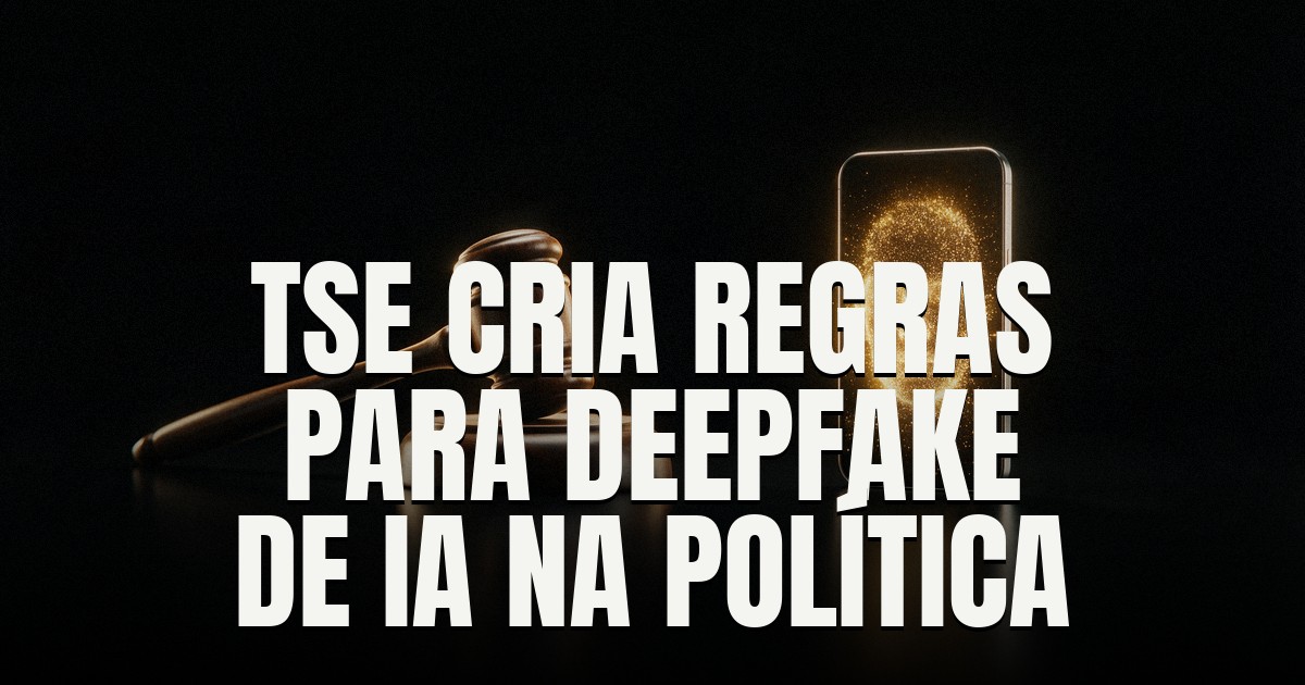 Capa do post: TSE define o que conta como deepfake de IA na propaganda eleitoral — e absolve caso com Bolsonaro